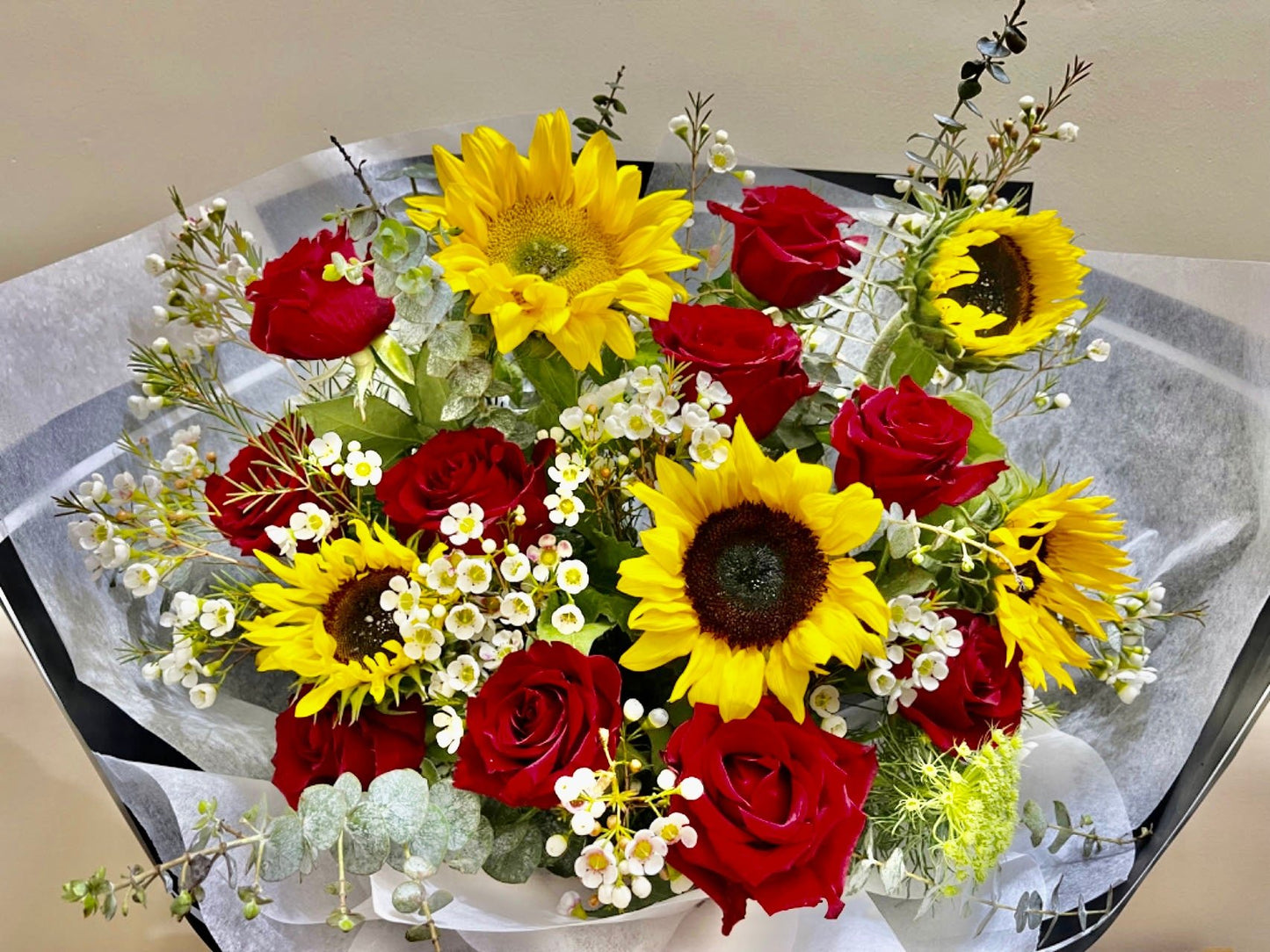 Sunflower Rose Bouquet